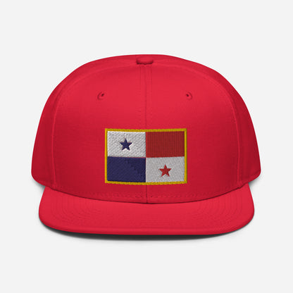 Crowned Panamá — Embroidered Flag Hat