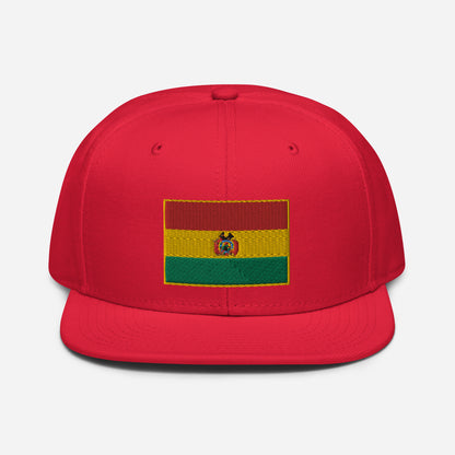 Crowned Bolivia — Embroidered Flag Hat