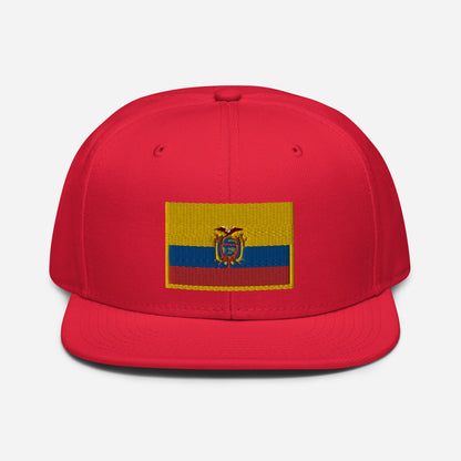 Crowned Ecuador — Embroidered Flag Hat