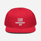 Snapback hat with with Custom Logo, Flat brim cap with your own logo, customizable hat