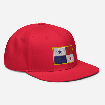 Crowned Panamá — Embroidered Flag Hat