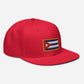 Gorra Plana bordada con Bandera de Cuba, snapback hat with Cuban flag