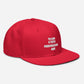 Snapback hat with with Custom Logo, Flat brim cap with your own logo, customizable hat