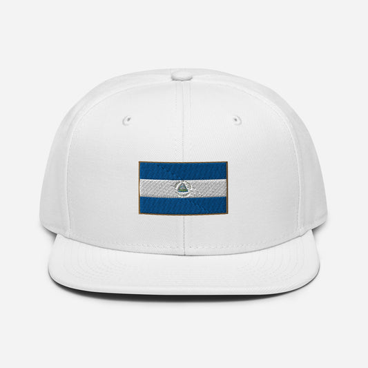 Crowned Nicaragua — Embroidered Flag Hat