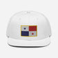 Gorra de Panama, Gorra plana con bandera de Panama, Snapback Hat with Panama flag