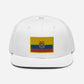 Gorra plana bordada con bandera de Ecuador, snapback with Ecuadorian Flag
