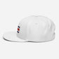 Gorra bordada con bandera de Costa Rica, snapback hat with Costa Rican Flag