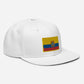 Gorra plana bordada con bandera de Ecuador, snapback with Ecuadorian Flag
